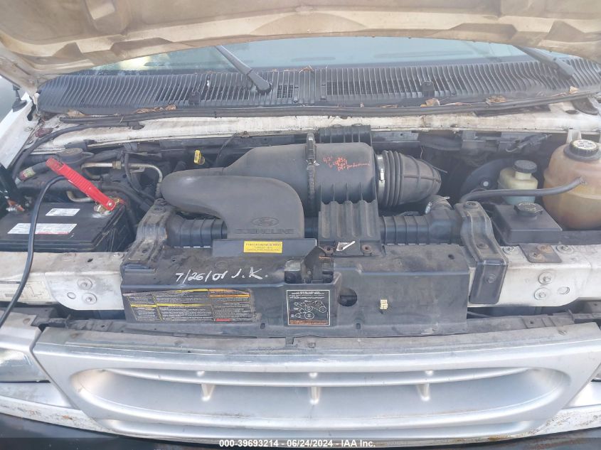 2001 Ford E-150 Commercial/Recreational VIN: 1FTRE14261HB64088 Lot: 39693214