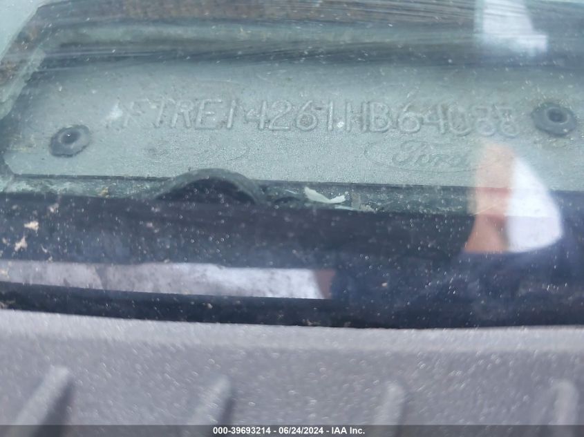 2001 Ford E-150 Commercial/Recreational VIN: 1FTRE14261HB64088 Lot: 39693214