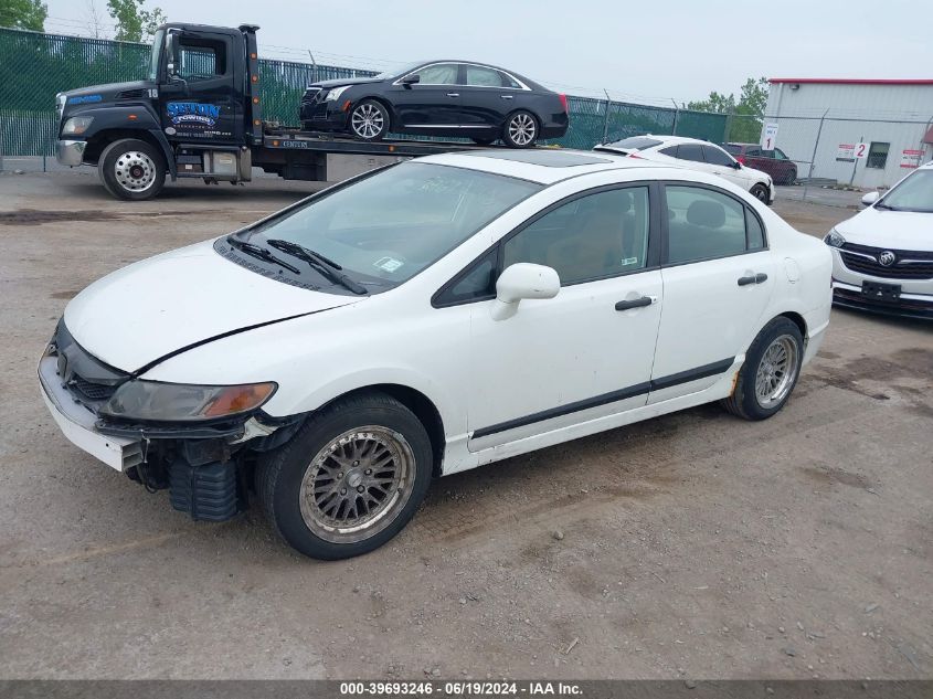 2HGFA16809H534619 | 2009 HONDA CIVIC