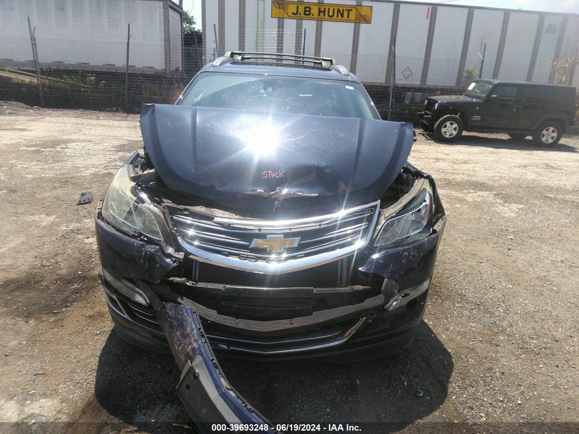 2015 Chevrolet Traverse Ltz VIN: 1GNKRJKDXFJ185267 Lot: 39693248