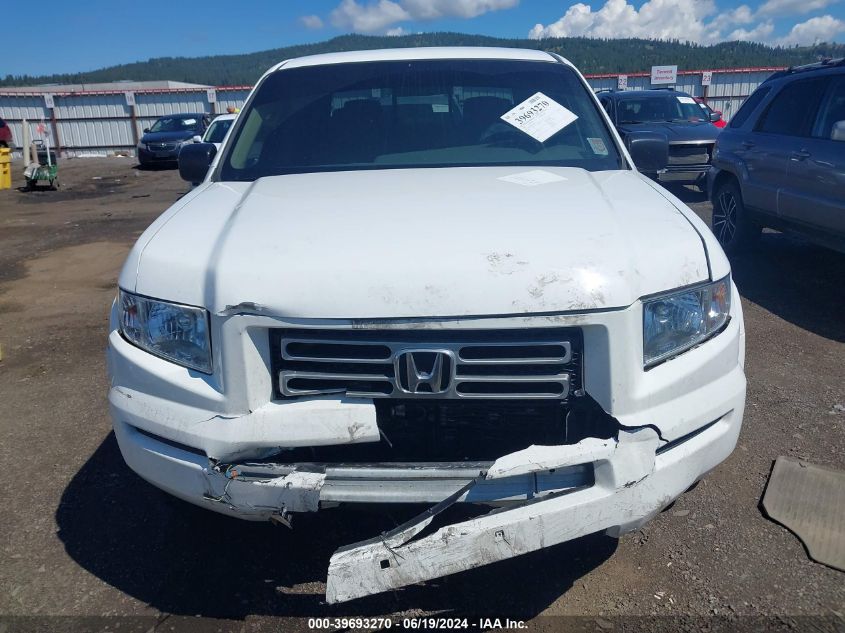 2008 Honda Ridgeline Rt VIN: 2HJYK16268H530598 Lot: 39693270