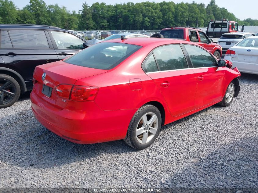 2013 Volkswagen Jetta 2.0L Tdi VIN: 3VWLL7AJ1DM447666 Lot: 39693289