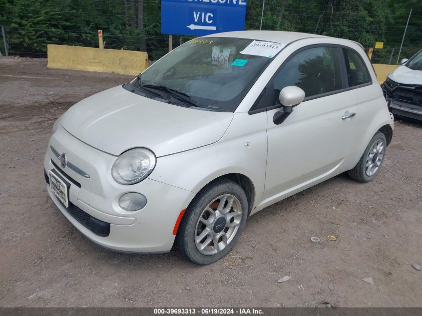 2012 Fiat 500 Pop VIN: 3C3CFFAR0CT104639 Lot: 39693313