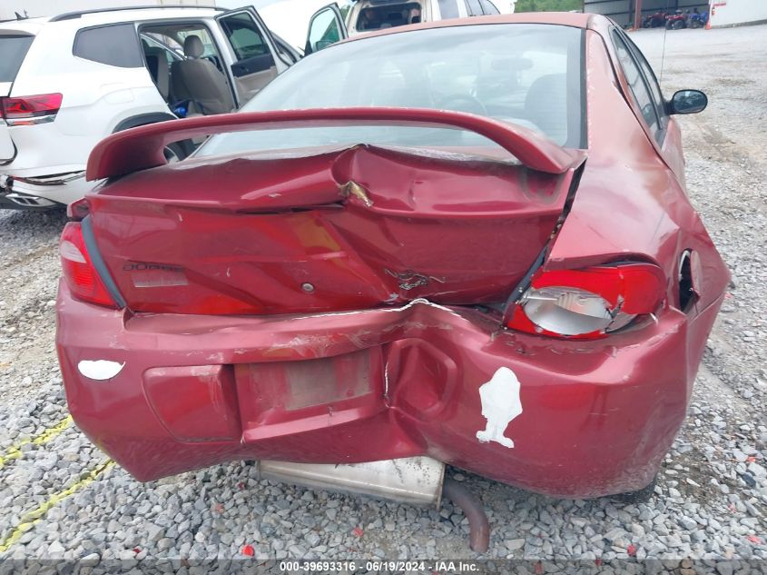 2003 Dodge Neon Sxt VIN: 1B3ES56C43D250550 Lot: 39693316