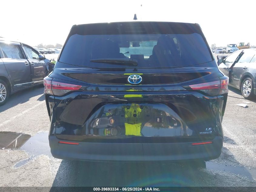 2021 Toyota Sienna Le VIN: 5TDKRKECXMS049030 Lot: 39693334
