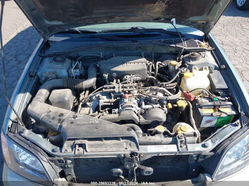 2001 Subaru Outback VIN: 4S3BH665X17672650 Lot: 39693339