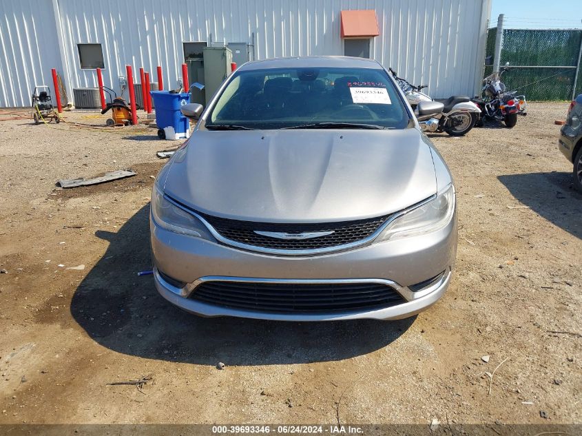 2016 Chrysler 200 Limited VIN: 1C3CCCAB6GN106900 Lot: 39693346