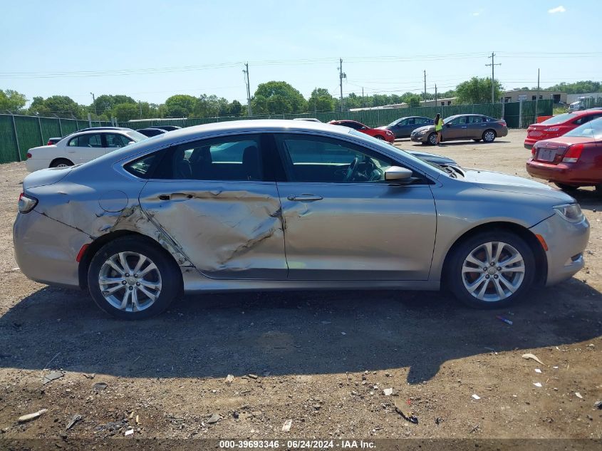 2016 Chrysler 200 Limited VIN: 1C3CCCAB6GN106900 Lot: 39693346