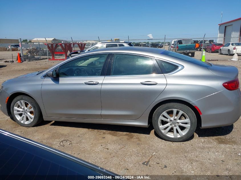 2016 Chrysler 200 Limited VIN: 1C3CCCAB6GN106900 Lot: 39693346