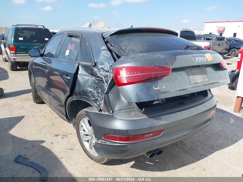 2018 Audi Q3 Premium VIN: WA1BCCFS1JR021442 Lot: 39693347