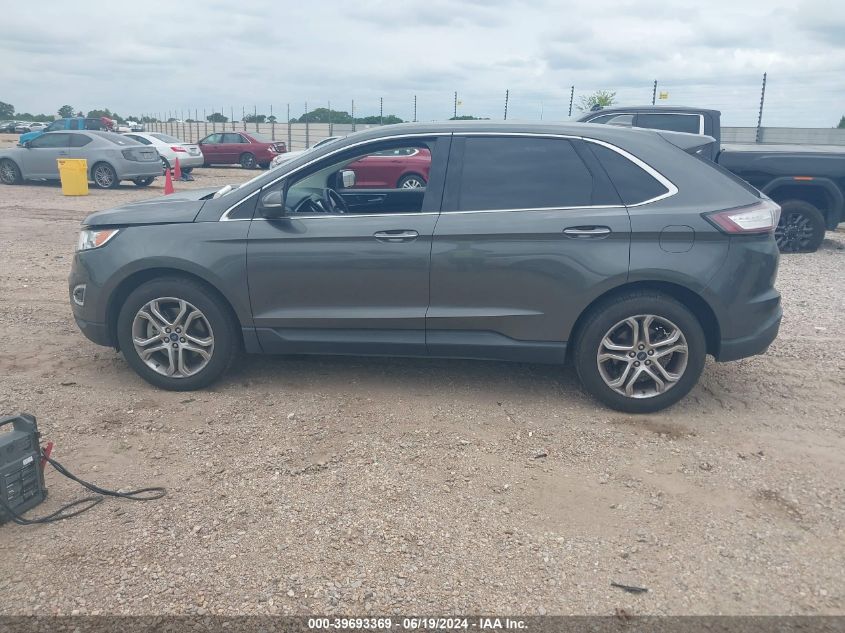 2016 Ford Edge Titanium VIN: 2FMPK4K93GBB44111 Lot: 39693369