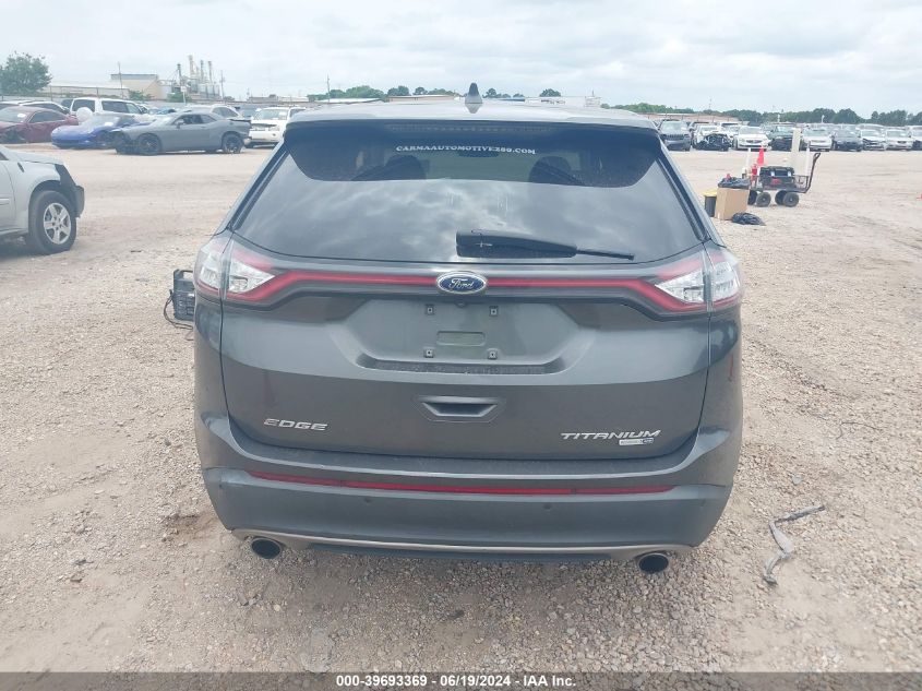 2016 Ford Edge Titanium VIN: 2FMPK4K93GBB44111 Lot: 39693369