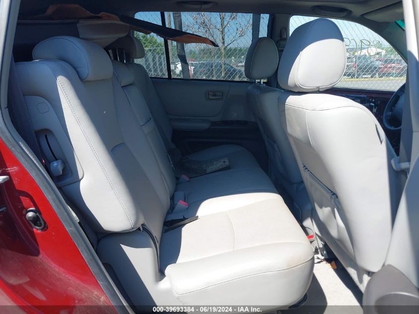 2004 Toyota Highlander VIN: JTEEP21A240039016 Lot: 39693384