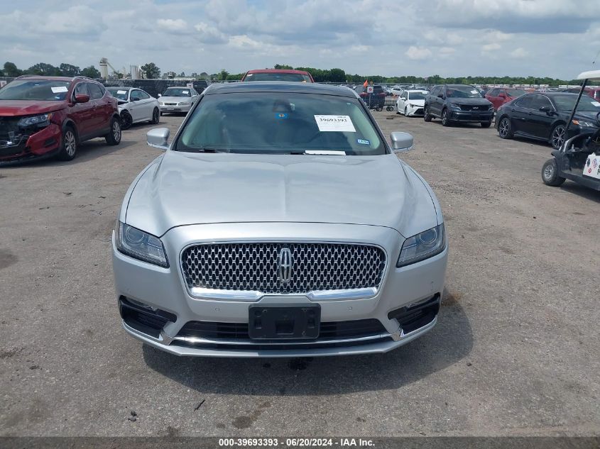 2019 Lincoln Continental Select VIN: 1LN6L9SK2K5600542 Lot: 39693393