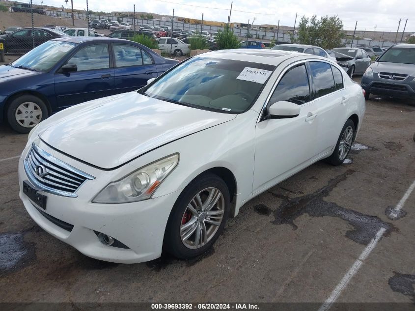 2011 Infiniti G37X VIN: JN1CV6AR8BM353003 Lot: 39693392