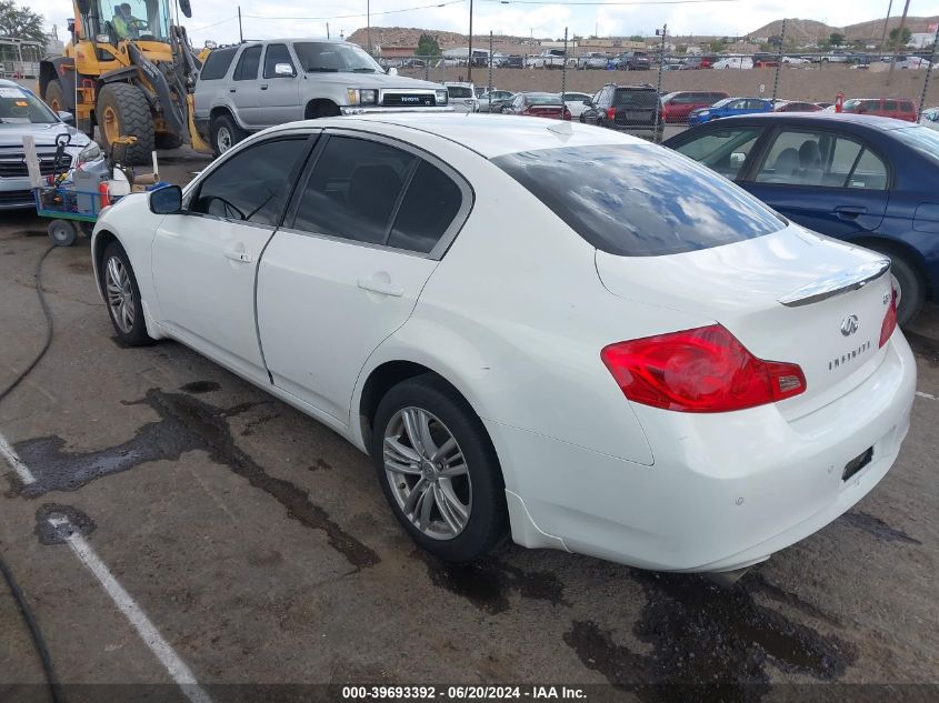 2011 Infiniti G37X VIN: JN1CV6AR8BM353003 Lot: 39693392