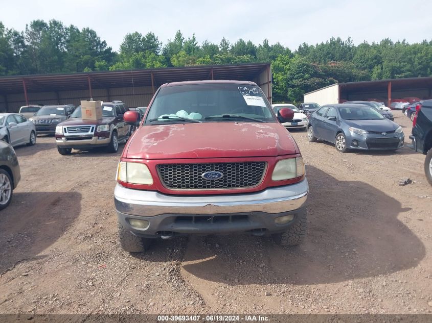 2002 Ford F150 Supercrew VIN: 1FTRW08L12KC95864 Lot: 39693407