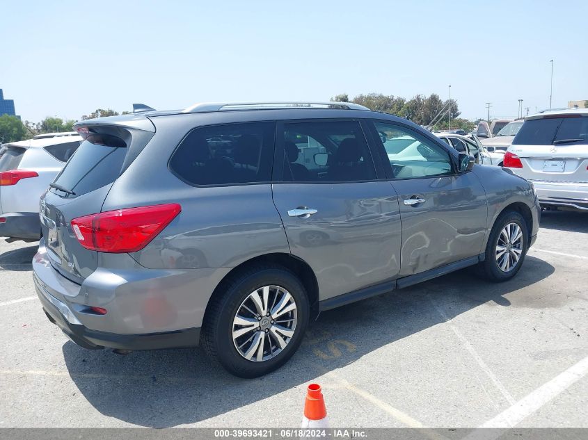 2019 Nissan Pathfinder Sv VIN: 5N1DR2MN3KC617012 Lot: 39693421