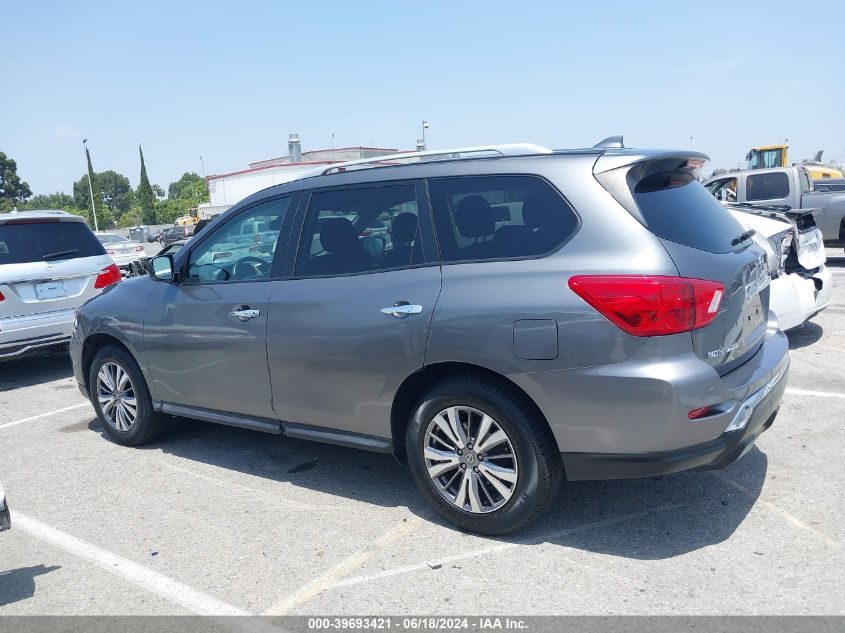 2019 Nissan Pathfinder Sv VIN: 5N1DR2MN3KC617012 Lot: 39693421