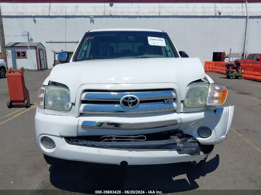 2006 Toyota Tundra Sr5 V8 VIN: 5TBDT44126S549698 Lot: 39693428