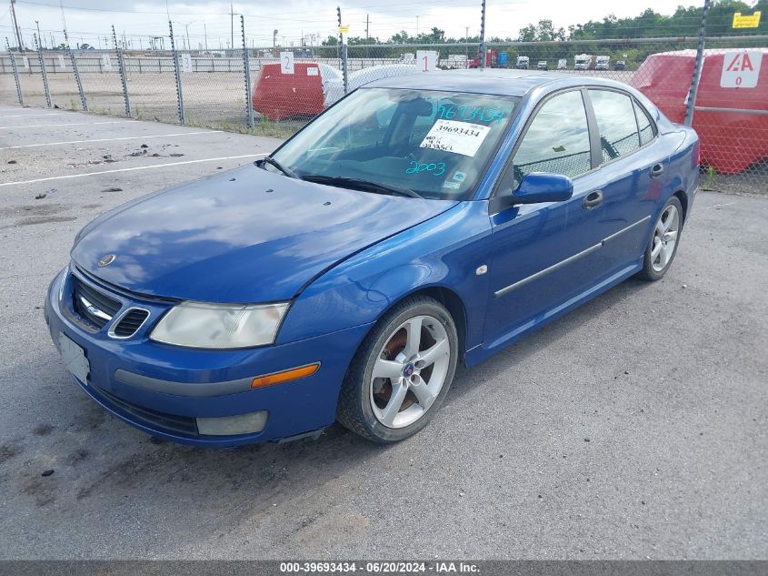 2003 Saab 9-3 Arc VIN: YS3FD46Y731052560 Lot: 39693434