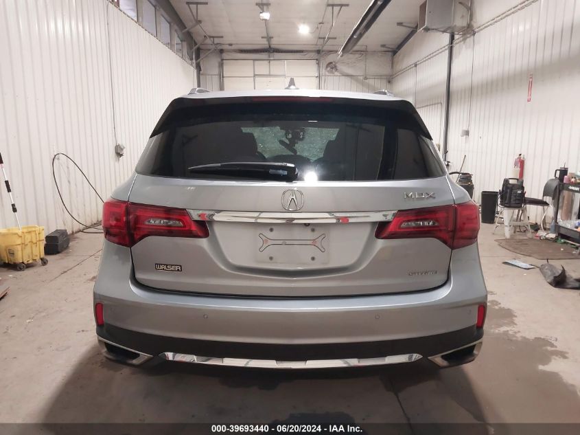 2017 Acura Mdx Advance Entertainment Pkgs VIN: 5FRYD4H95HB019009 Lot: 39693440