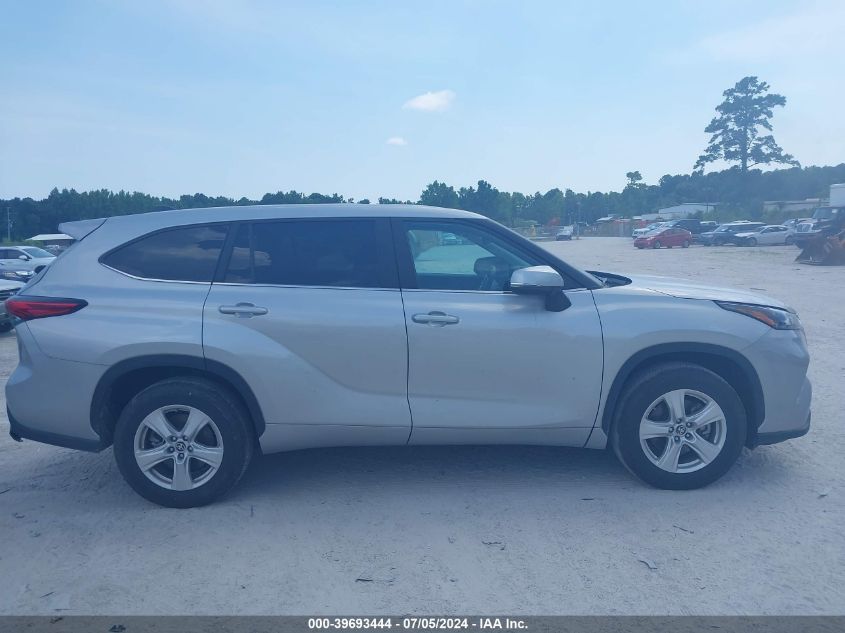 2023 Toyota Highlander Le VIN: 5TDKDRAH2PS522755 Lot: 39693444