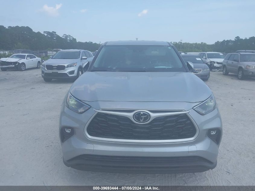 2023 Toyota Highlander Le VIN: 5TDKDRAH2PS522755 Lot: 39693444