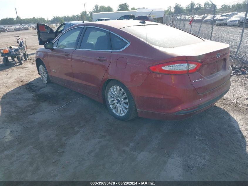 3FA6P0LU8DR338908 | 2013 FORD FUSION HYBRID