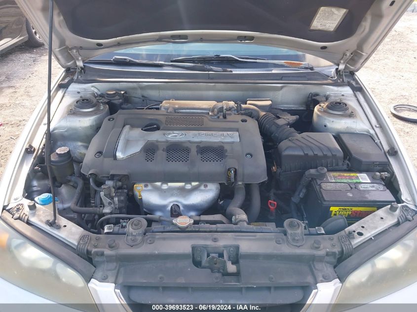 2004 Hyundai Elantra Gls/Gt VIN: KMHDN46D24U822409 Lot: 39693523