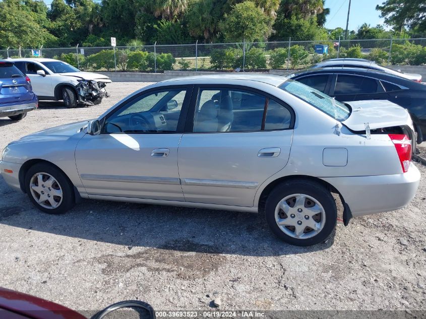 2004 Hyundai Elantra Gls/Gt VIN: KMHDN46D24U822409 Lot: 39693523