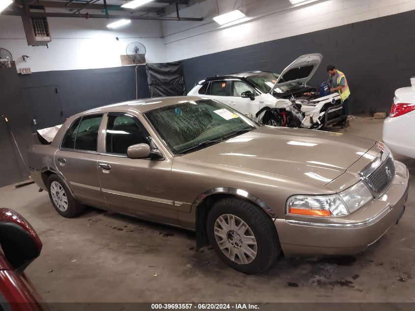 2005 Mercury Grand Marquis Gs VIN: 2MEFM74W45X625627 Lot: 39693557