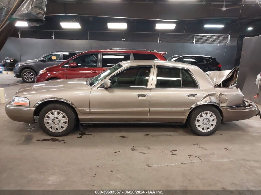 2005 Mercury Grand Marquis Gs VIN: 2MEFM74W45X625627 Lot: 39693557