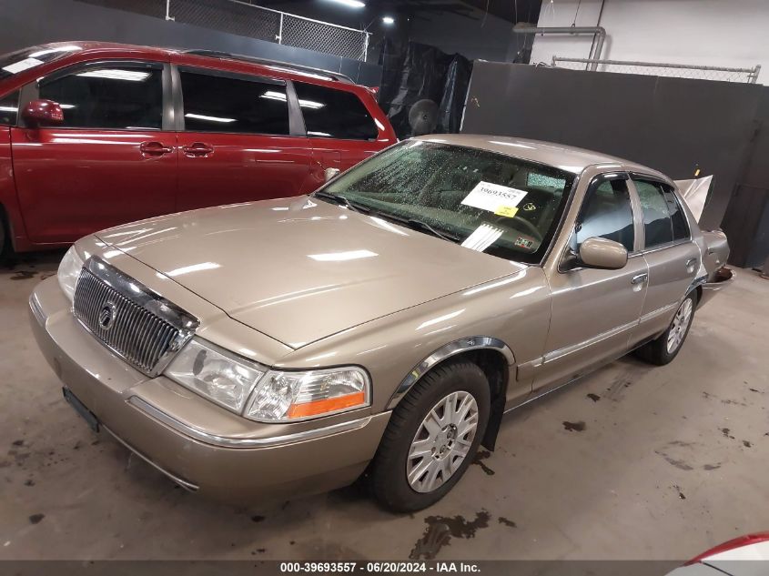 2005 Mercury Grand Marquis Gs VIN: 2MEFM74W45X625627 Lot: 39693557