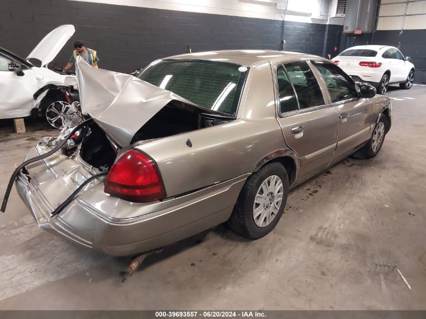 2005 Mercury Grand Marquis Gs VIN: 2MEFM74W45X625627 Lot: 39693557