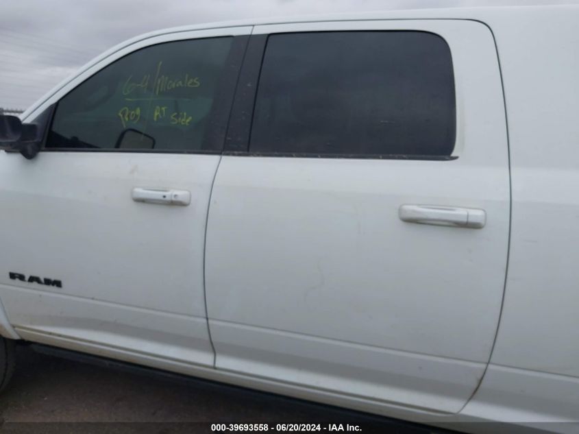 2022 Ram 2500 Laramie Mega Cab 4X4 6'4 Box VIN: 3C6UR5NL4NG316969 Lot: 39693558