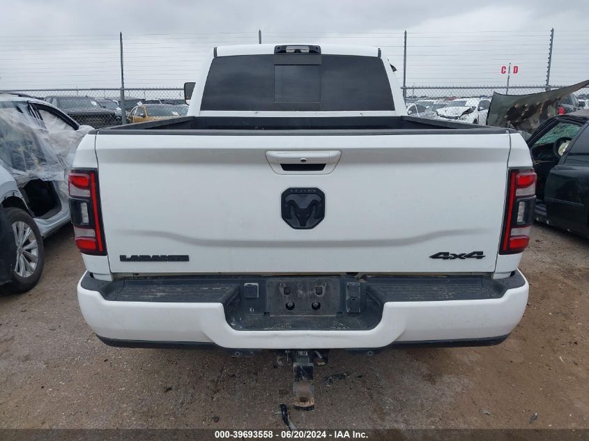 2022 Ram 2500 Laramie Mega Cab 4X4 6'4 Box VIN: 3C6UR5NL4NG316969 Lot: 39693558