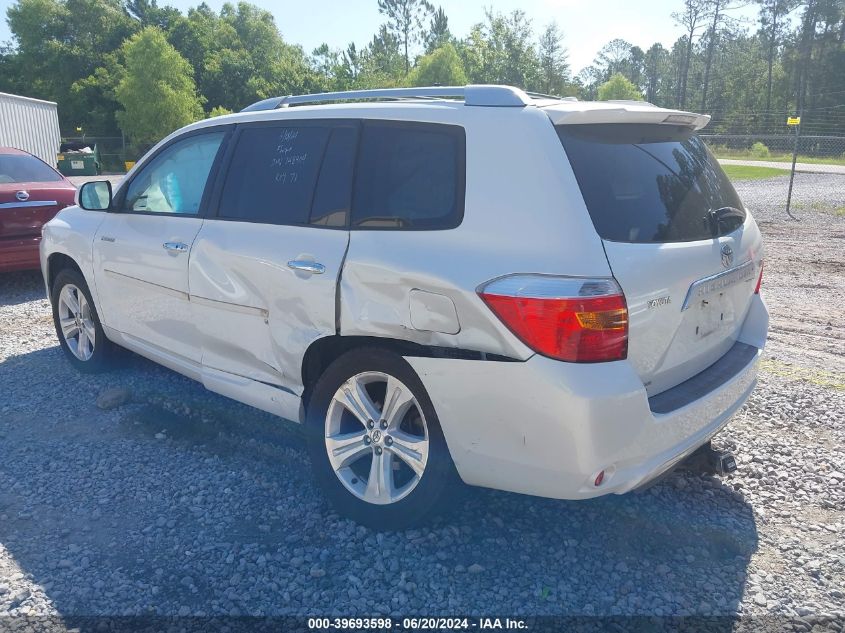 2009 Toyota Highlander Limited VIN: JTEDS42A692085920 Lot: 39693598