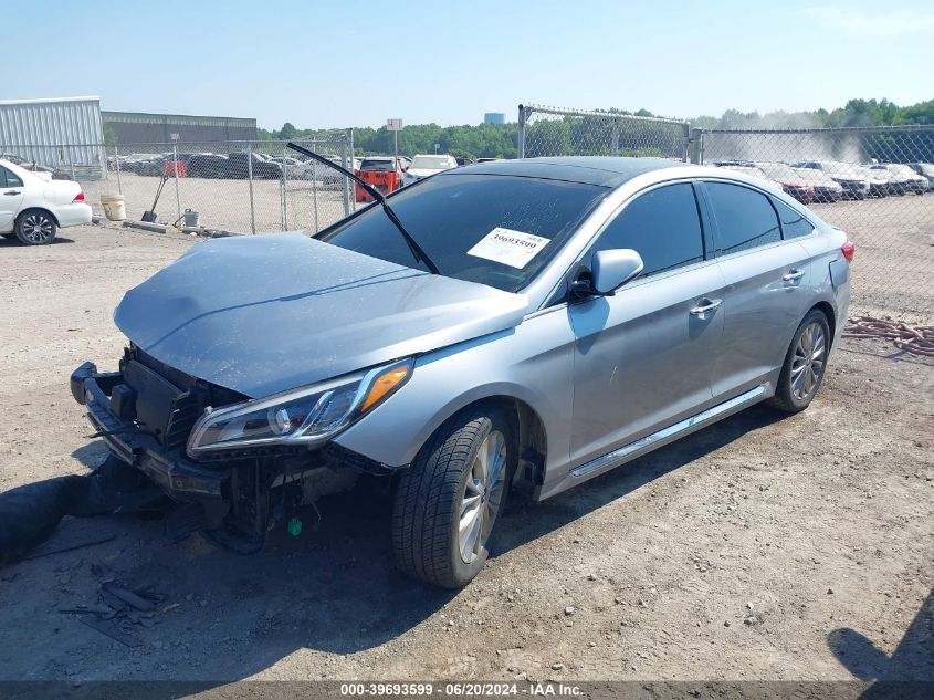 2015 Hyundai Sonata Limited VIN: 5NPE34AF8FH070204 Lot: 39693599