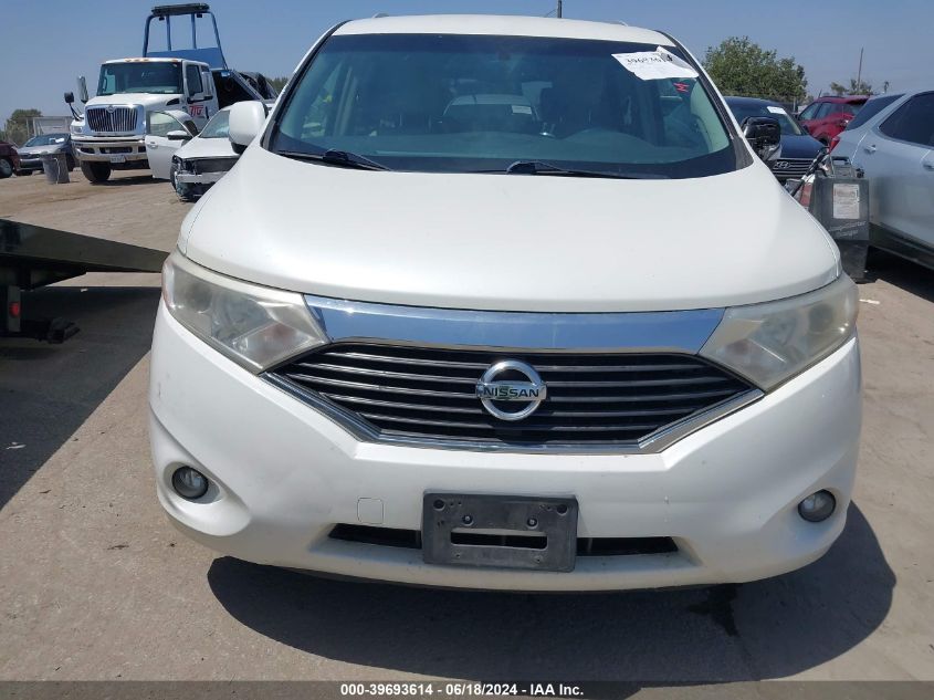 2012 Nissan Quest Sl VIN: JN8AE2KP0C9050073 Lot: 39693614