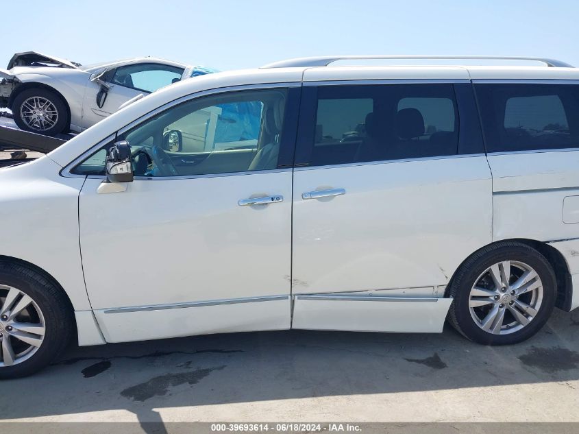 2012 Nissan Quest Sl VIN: JN8AE2KP0C9050073 Lot: 39693614