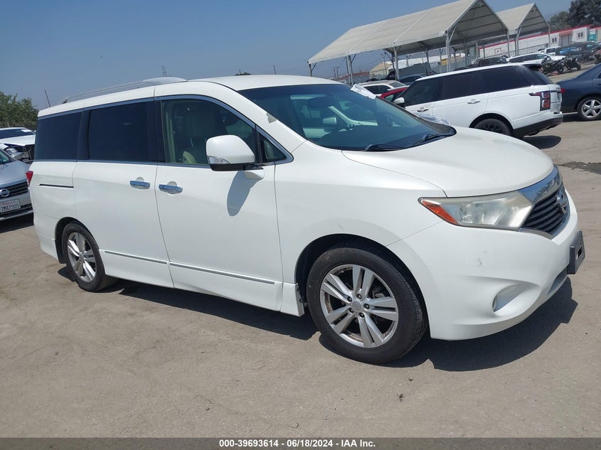 2012 Nissan Quest Sl VIN: JN8AE2KP0C9050073 Lot: 39693614