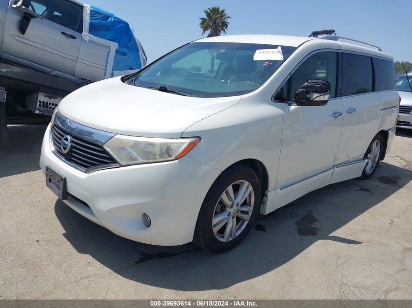 2012 Nissan Quest Sl VIN: JN8AE2KP0C9050073 Lot: 39693614