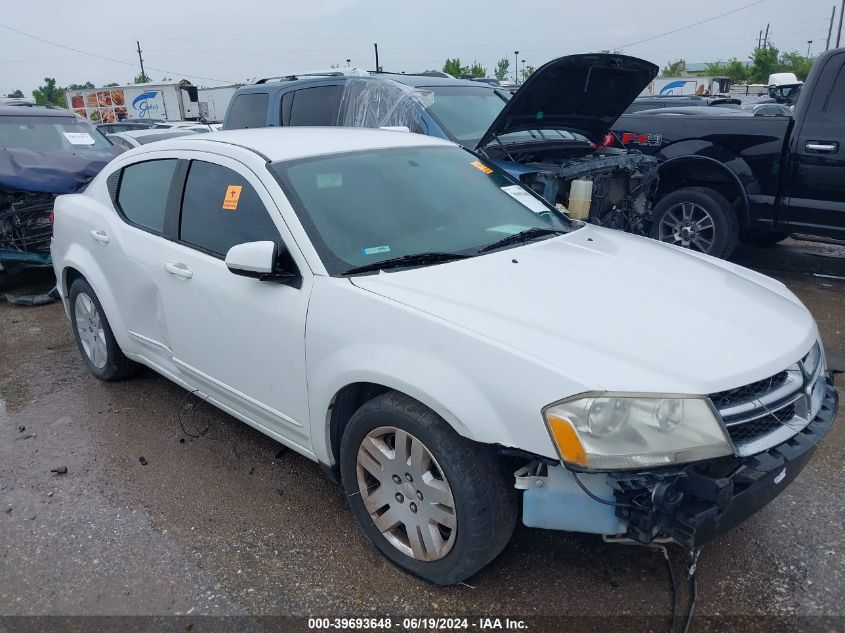 2014 Dodge Avenger Se VIN: 1C3CDZAB8EN160891 Lot: 39693648