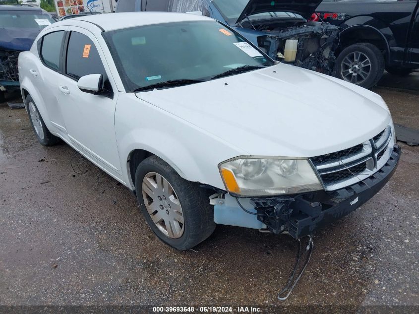 2014 Dodge Avenger Se VIN: 1C3CDZAB8EN160891 Lot: 39693648