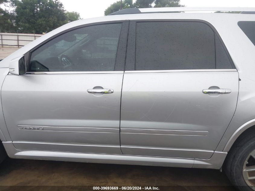 2012 GMC Acadia Denali VIN: 1GKKRTED4CJ298521 Lot: 39693669