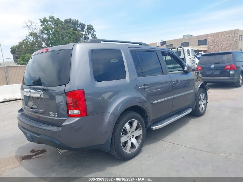 2014 Honda Pilot Touring VIN: 5FNYF4H97EB036594 Lot: 39693682