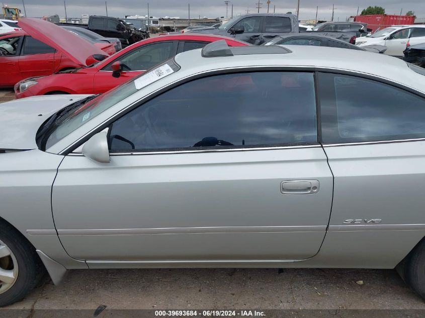 2002 Toyota Camry Solara Se V6 VIN: 2T1CF22P62C600967 Lot: 39693684