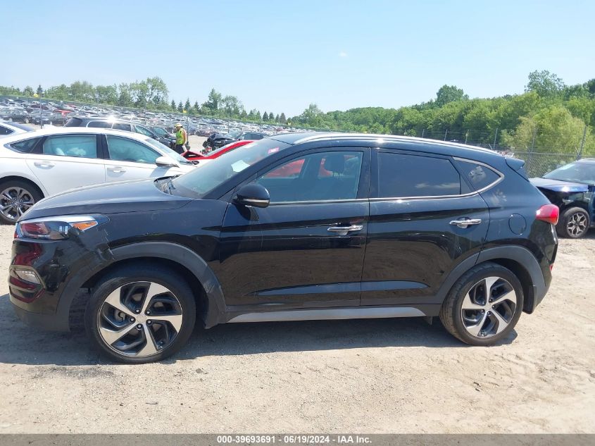 2018 Hyundai Tucson Limited VIN: KM8J33A26JU747637 Lot: 39693691