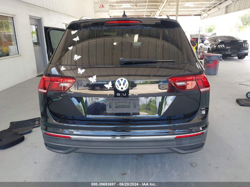 2022 Volkswagen Tiguan S VIN: 3VV1B7AX4NM034726 Lot: 39693697